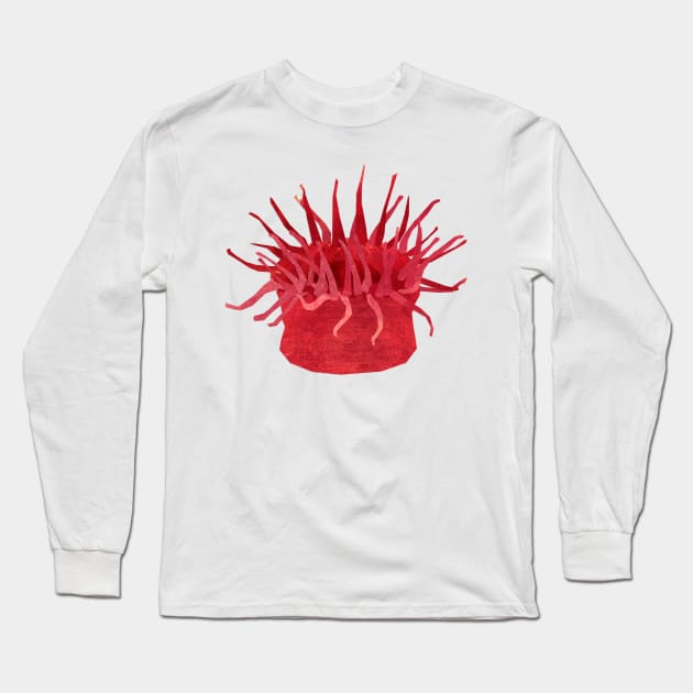 Sea Anemone - solo Long Sleeve T-Shirt by Babban Gaelg